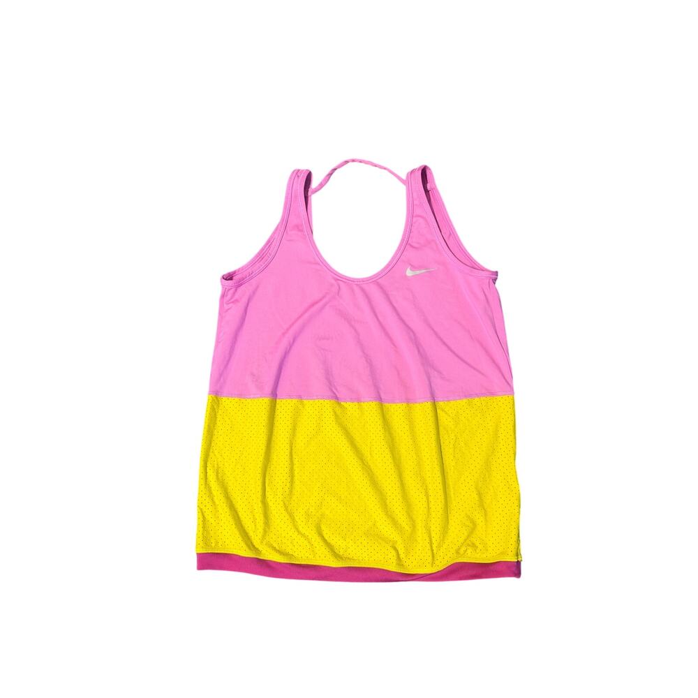 Nike Dri-FIT 596661 Women's Novelty Tennis Tank Top Running Training Gym Sz M